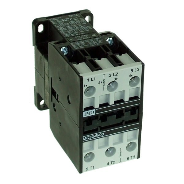IMO MC32-S-00400 Contactor 3 Pole Open 15kW, 32A AC3, 400V AC Coil
