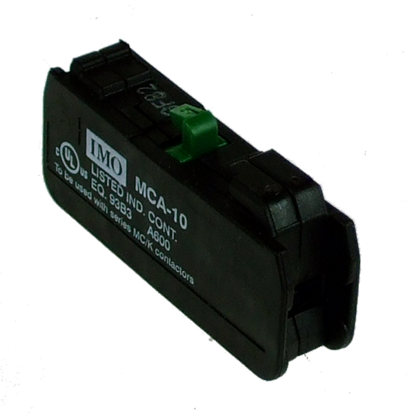 IMO MCA10 Auxiliary Contact Block, 1 Normally Open Contact,
