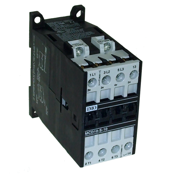 IMO MCD18-S-10=24 Contactor 3 Pole Open 7.5kW, 18A AC3, 1 Normally Open