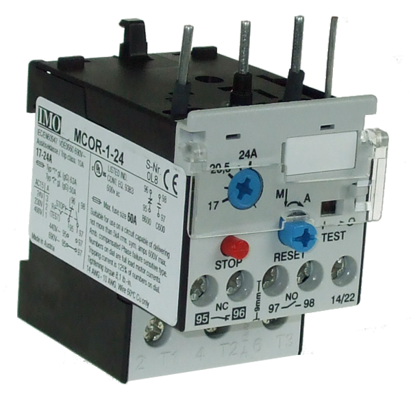 IMO MCOR-1-24 Thermal Overload Relay, 17-24A/YD 30-41A