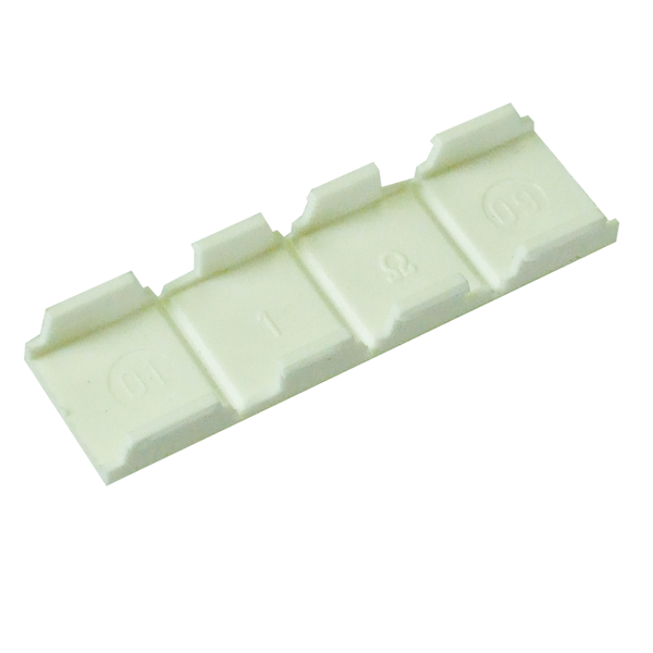 IMO P245-1 Marking Plate Blank 4 Section, Contactor Accessory