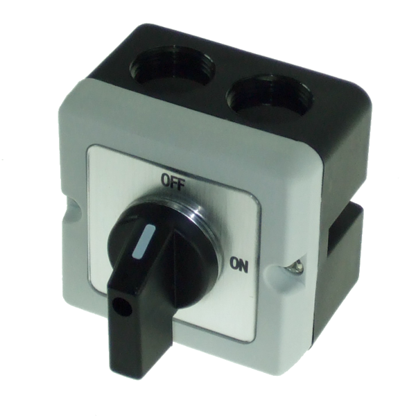 IMO PE20A-A2-90 Cam Switch 2 Pole 2 Position, Enclosed 90 Deg ON/OFF, 20A