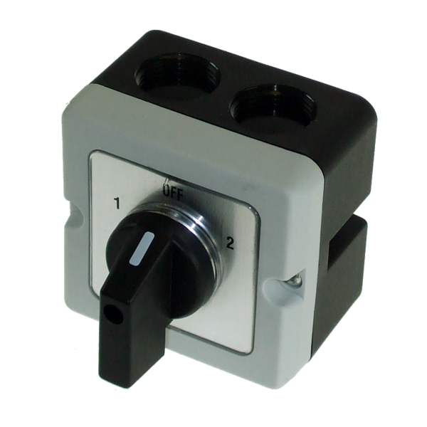 IMO PE20A-U1 Cam Switch 1 Pole 3 Position, Enclosed Centre Off, 20A