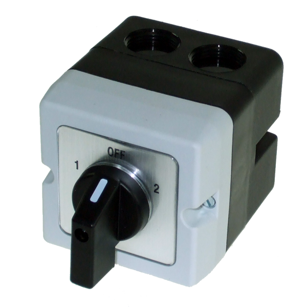 IMO PE20A-U3 Cam Switch 3 Pole 3 Position, Enclosed Centre Off, 20A, Changeover