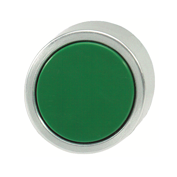 IMO BC3DRGREEN Maintained Pushbutton, Green,, Chrome Bezel