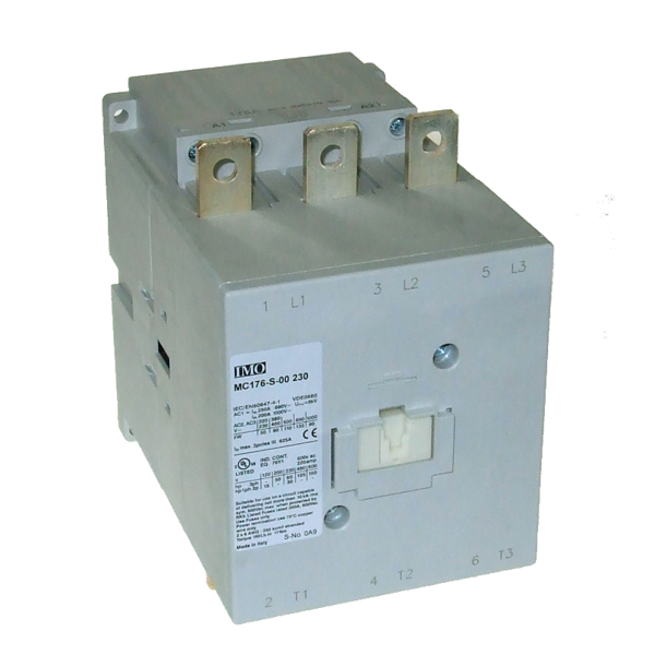 IMO MC176-S-00230 CONTACTOR 3P 90kW, 175A AC3 COIL 230VAC