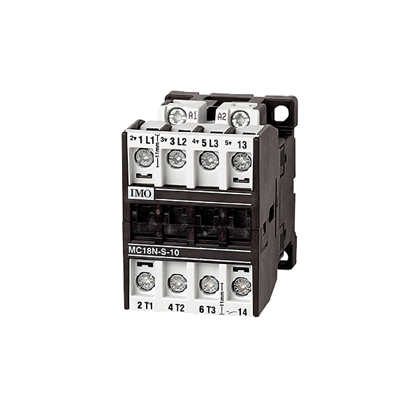 IMO MC18N-S-00-40110AC Contactor 4 Pole Open 7.5kW, 18A AC3, 110V AC Coil