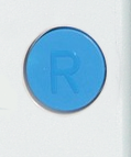IMO DK-BLUE-RESET Actuator Cap blue RESET, to suit Push button
