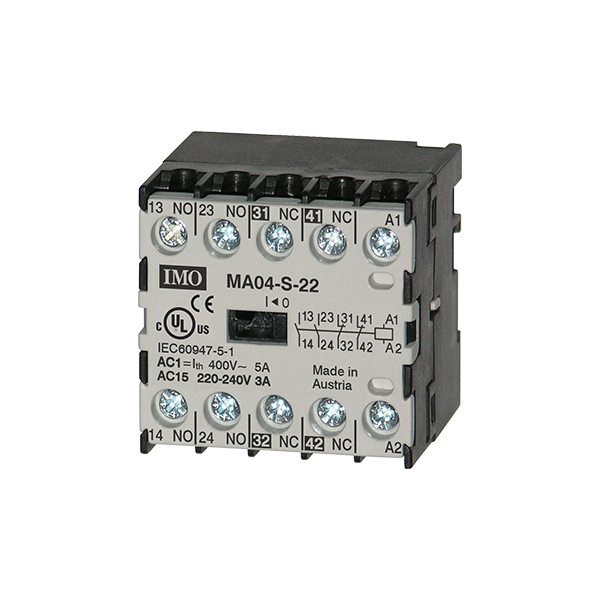 IMO MA04-S-4024AC Micro Contactor 4 Pole Relay,, 4P NO, 3A AC15,