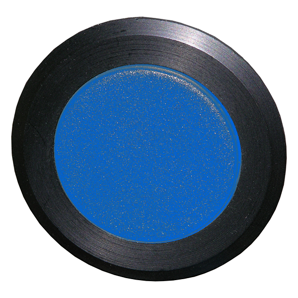 IMO BS5DBLUE Pushbutton Spring Return, Blue, Black Bezel