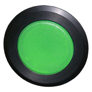 IMO BS5DGREEN Pushbutton Spring Return, Green, Black Bezel