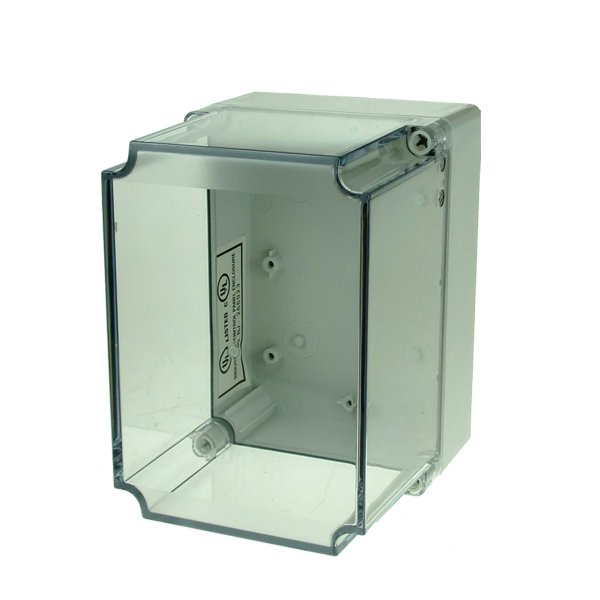 144E2004 - IP66/67 Enclosure with Transparent Lid - 125 X 175 X 150mm
