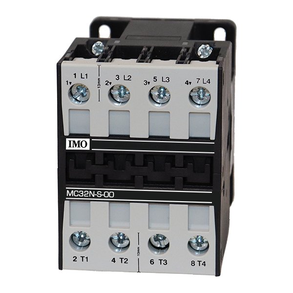 IMO MC32N-S-00-4024DC Contactor 4 Pole Open 18.5 kW, 32 A AC3, 24V DC Coil