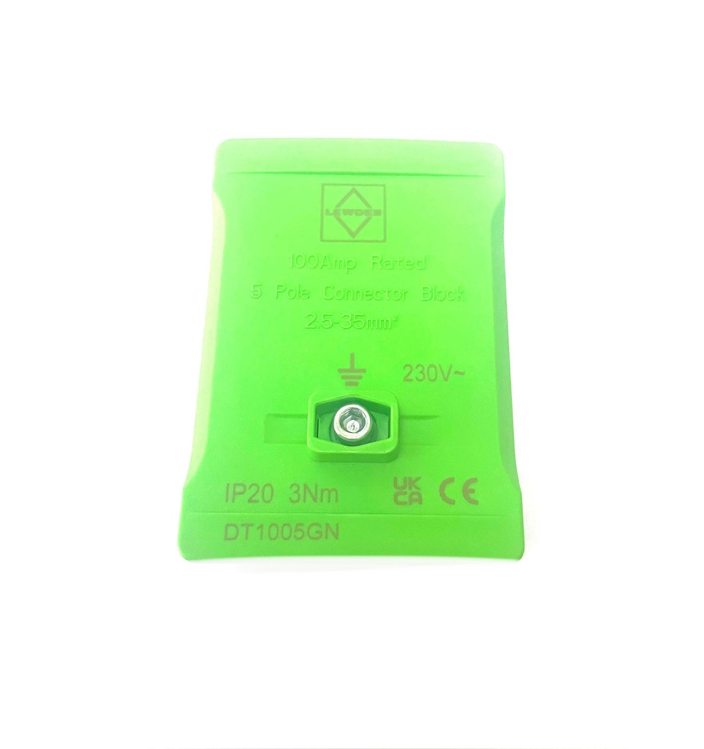 Lewden 5 Pole Connector Block (L1,L2,L3,N,E options)