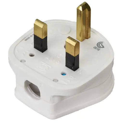 13A 3 Pin White Plug Socket - Price per 1