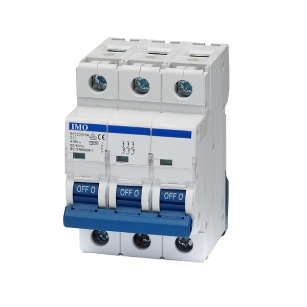 B10C3040A - 3 Pole 40A C Curve MCBs