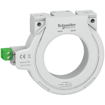 closed toroid A type, for Vigirex and Vigilhom, PA50, inner diameter 50 mm, rated current 85 A