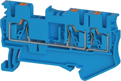 Wieland - WTPN 2.5 D1/2 BL - Feed-Through Terminal, 1in 2 out - 5D.203.5055.6 - Price per 100