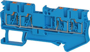 Wieland - WTPN 2.5 D2/2 BL - Feed-Through Terminal, 2 in 2 out - 5D.203.5155.6 - Price per 100