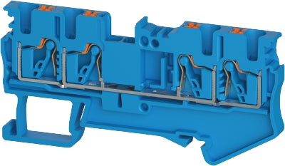 Wieland - WTPN 2.5 D2/2 BL - Feed-Through Terminal, 2 in 2 out - 5D.203.5155.6 - Price per 100