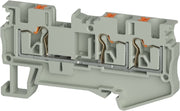 Wieland - WTPN 4 D1/2 - Feed-Through Terminal, 1in 2 out - 5D.204.5055.0 - Price per 100