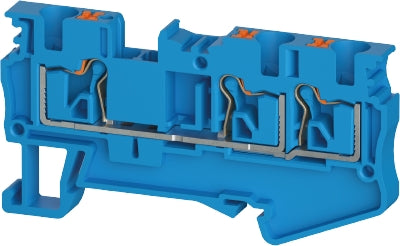 Wieland - WTPN 4 D1/2 BL - Feed-Through Terminal, 1in 2 out - 5D.204.5055.6 - Price per 100