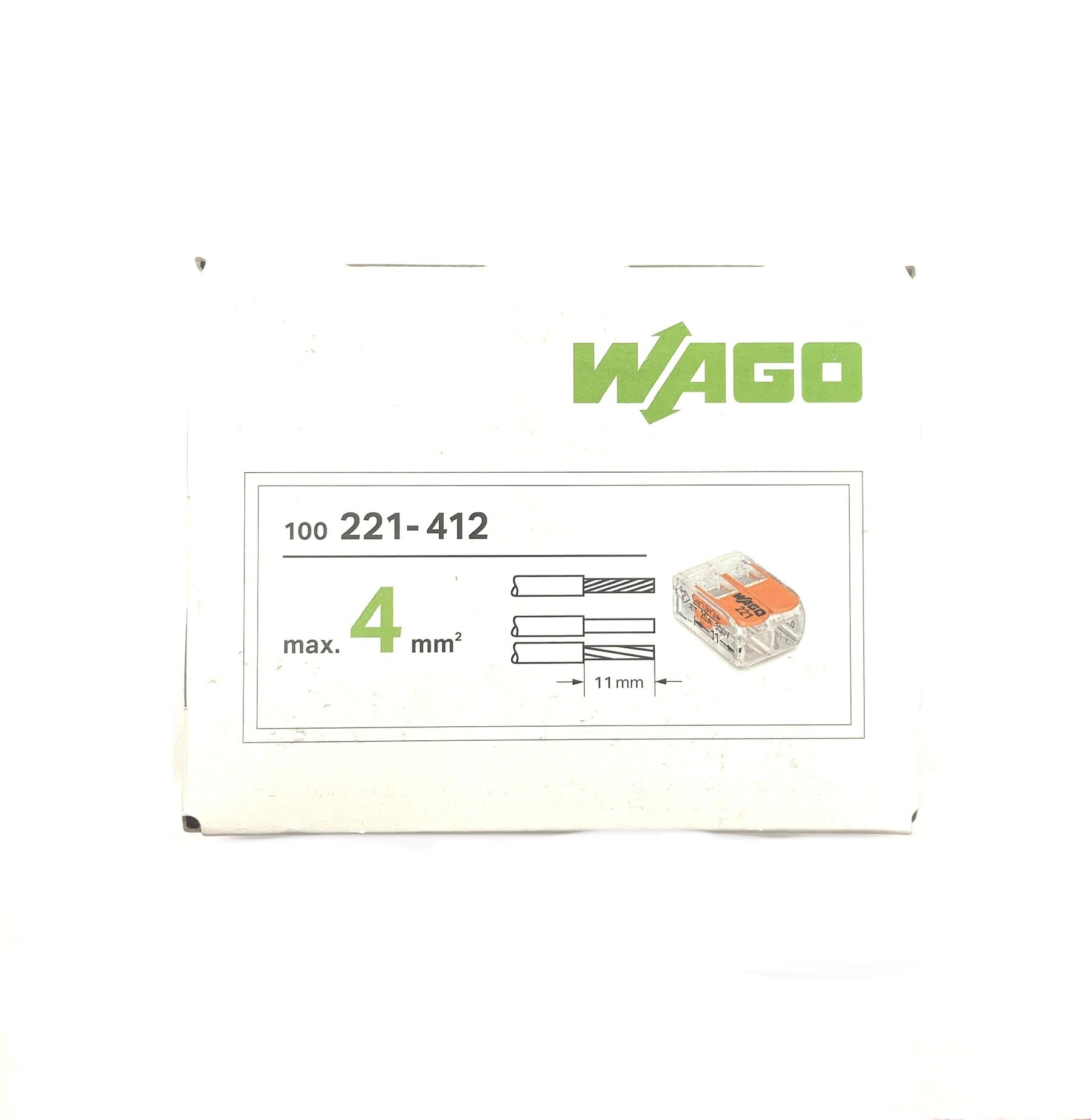 Wago- 2 Way Connector - Box of 100