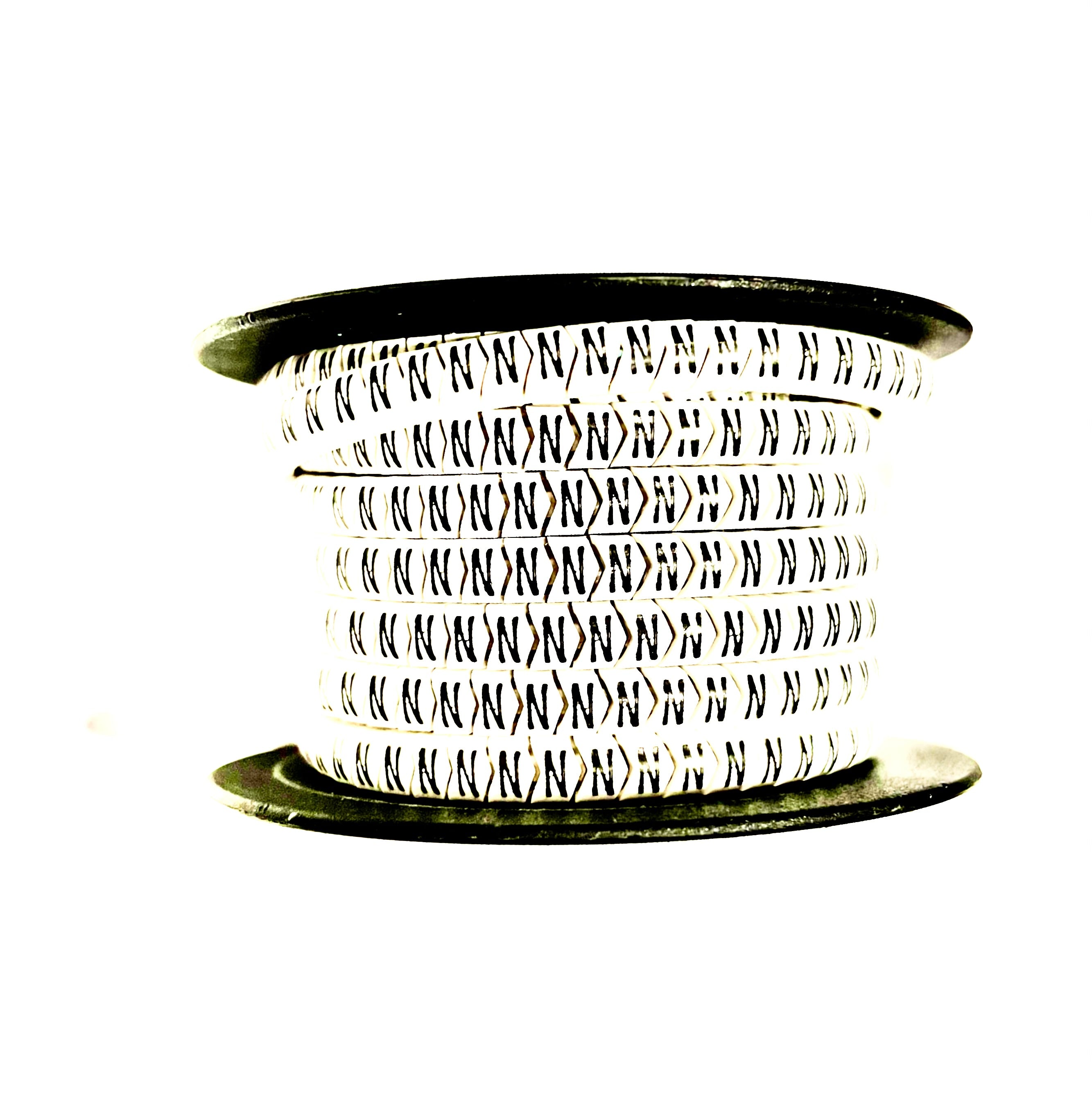 Partex - Cable Marker - A-Z - Black on White - Reels of 1000