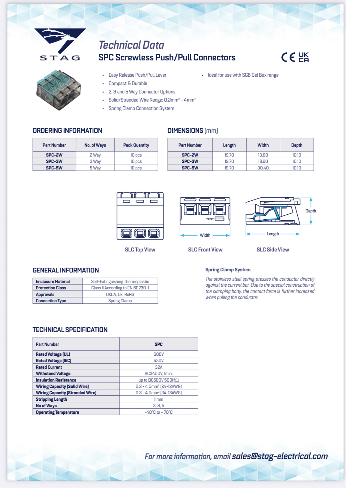 SPC-5W - 5 Way Lever Connector - Bag of 10
