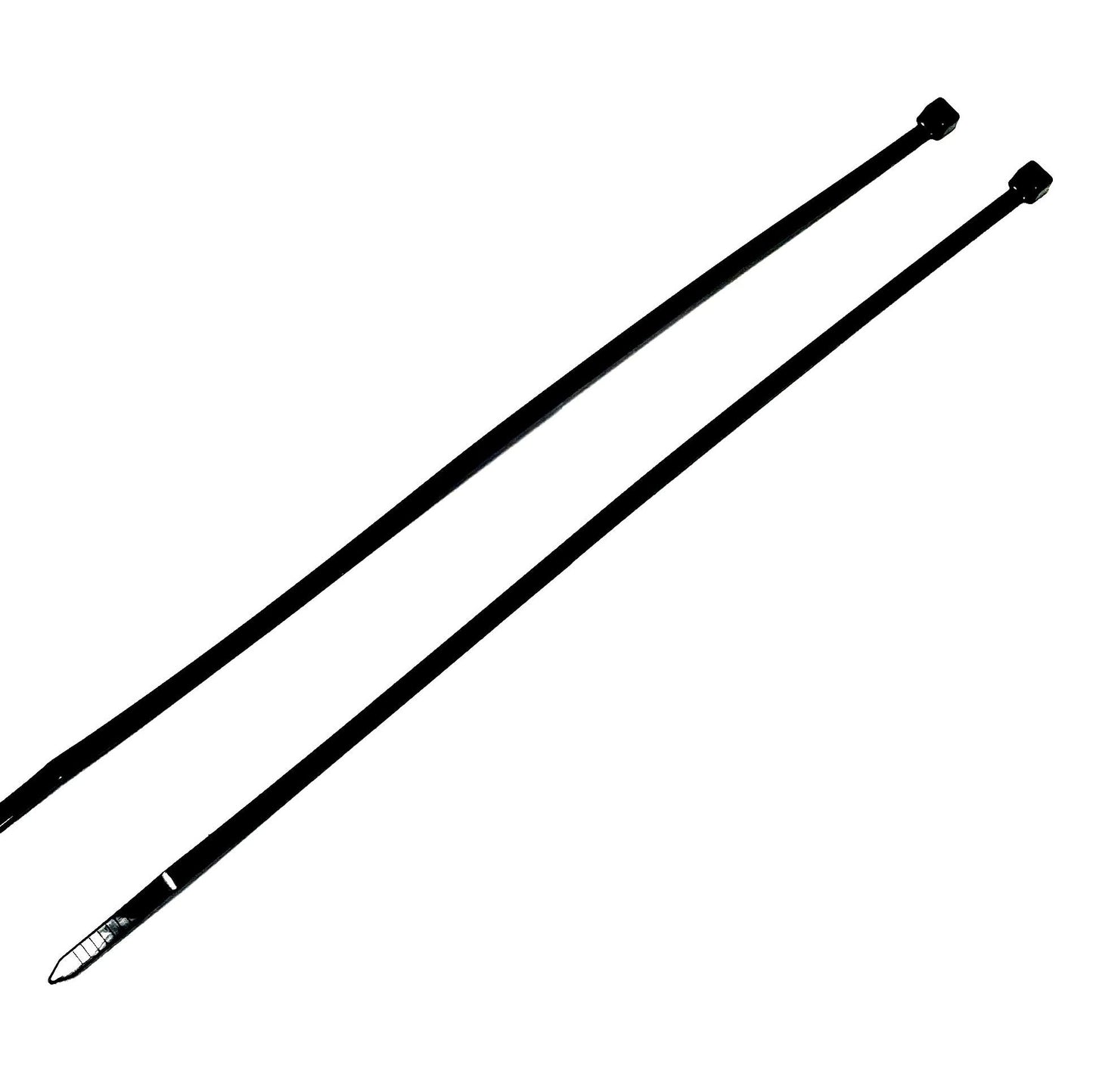 Cable Ties - 200mm x 4.8mm - Black or Clear - Pack of 100