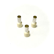 16mm Insulated Bootlace Ferrule (French) - Ivory - Pack of 100