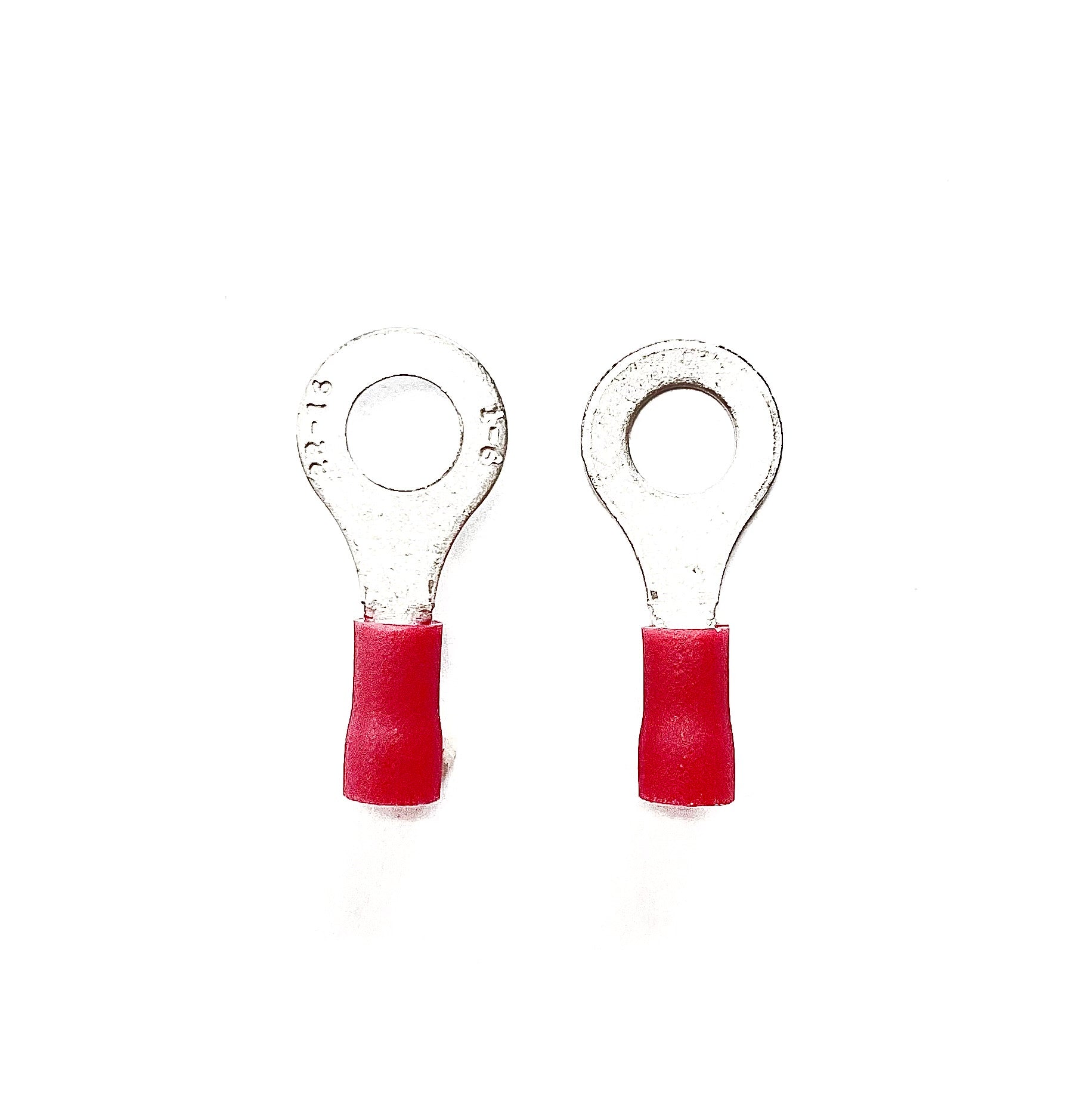 M6 - Ring Terminals - 6.5mm - Red - Pack of 100