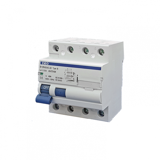 B10R4063-100-B -RCD 10KA, 100mA, Type B 3 Pole + N, 63 Amp, 415VAC