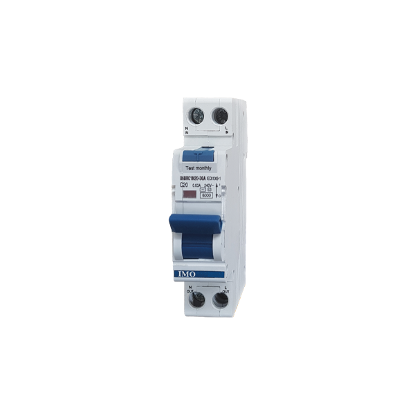 IMO - RCBO - B6CRC1N06-30 - 6A 1P+N - Type AC
