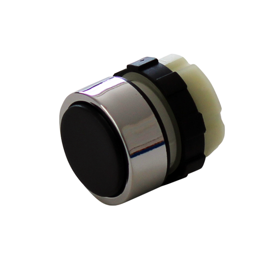 BC3D Spring Return Push Button - Chrome Bezel - Various Colours