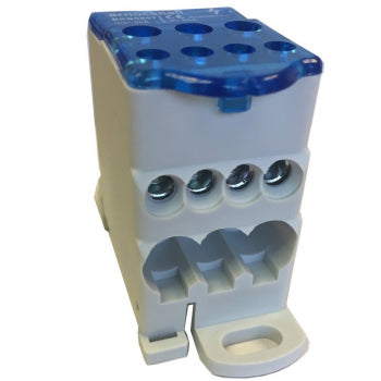 Din Rail Mounted - 80A 1 Pole Distribution Block