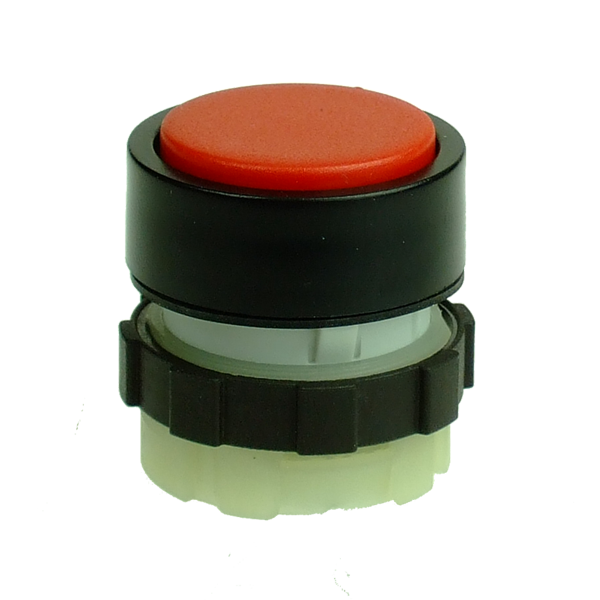 BS3D Spring Return Push Button - Black Bezel - Various Colours