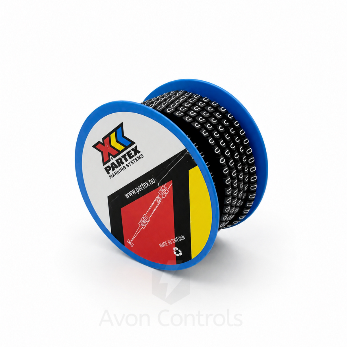 Bag of 200 - Colour Coded Cable Marker - Number 0 - Black