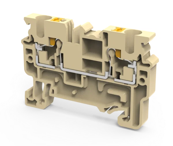 Connectwell - CP4BG - 4mm - Push Fit Feed Through Terminal - Price per 100