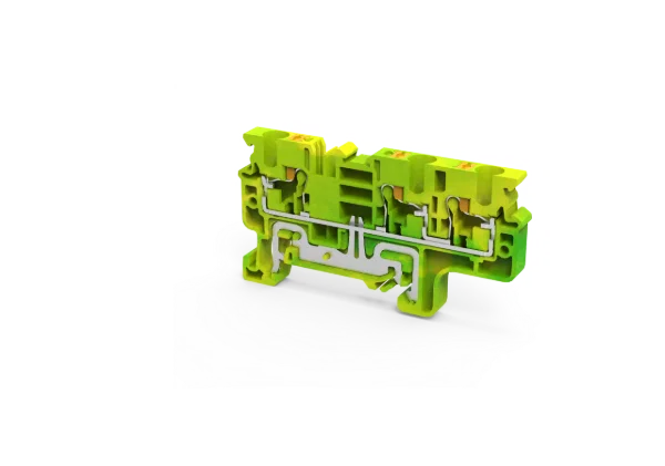 Connectwell - CPG4 - 4mm - Earth Terminal - Push Fit Feed Through Terminal - Price per 100