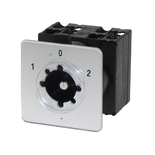 IMO - CS20A-U2 - Cam Switch - 2 Pole 3 Position 20 Amp Changeover, With Legend Plate