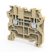 Connectwell CY2.5BG, 2.5 mm², Feed-through terminal block, Beige
