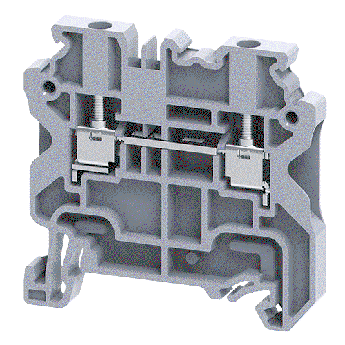 Connectwell CY2.5, 2.5 mm², Feed-through terminal block, Grey