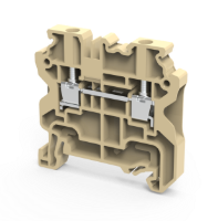 Connectwell CY4BG, 4 mm², Feed-through terminal block, Beige