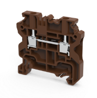 Connectwell CY4BR, 4 mm², Feed-through terminal block, Brown