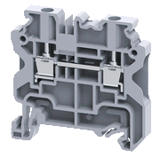 Connectwell CY4, 4 mm², Feed-through terminal block, Grey