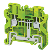 Connectwell CYG2.5, 2.5 mm², Protective-earth terminal block, Green/Yellow