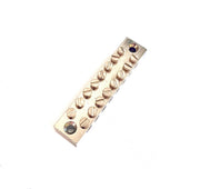 8 way Earthing Block - Nickel Plated - Price per 1