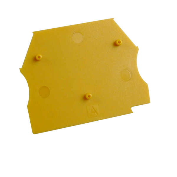 EP2.5-10YELLOW - End Plate for ER2.5, ER4, ER6, ER10 - Price per 100