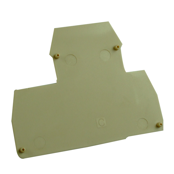 EP4BEIGE - End Plate for ERD2.5, ERD4 ERD4V Beige- Price Per 100